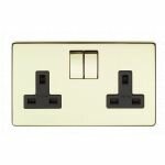 Concealed Double Sockets