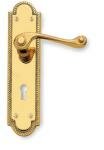 Georgian Long Plate Lock on Backplate