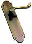 Scroll Lever Latch Furniture on Plate
