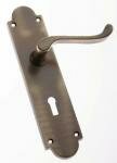 Scroll Lever Lock Furniture on Plate