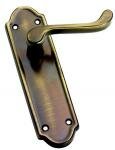 Princess Lever Latch Furniture on Plate