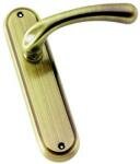 Itala Antique Brass Lever Latch on Plate