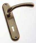 Itala Antique Brass Lever Lock on Plate