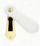 Black Porcelain Knob - Frelan