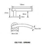 Curved Lever Contract on Rose