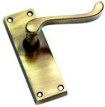 Scroll Lever Latch Furniture on Plate