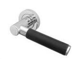 Ascot Leather Lever on Rose