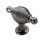Reeded Knob with Finial Ears