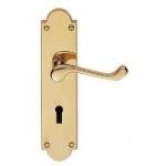 Victorian Handle on Plate - Carlisle