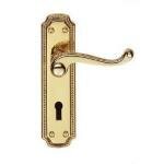 Shaped Regency Handle on Plate - Carlisle