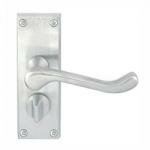 Victorian Scroll Lever on Backplate (SC)