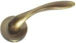 Pegasus Antique Brass Door Handle on Rose
