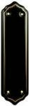 Black Porcelain Fingerplate Line - Frelan